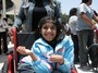 Delivering wheelchairs near Lima Peru